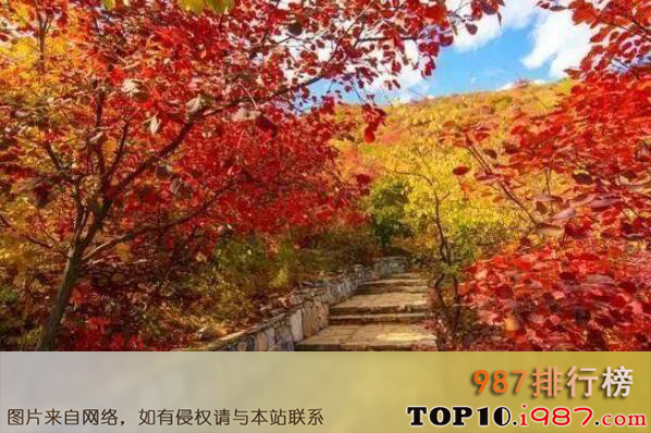 十大北京金秋赏红叶胜地之上方山国家森林公园