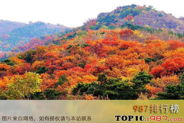 十大北京金秋赏红叶胜地之蟒山国家森林公园