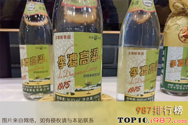 十大江西名酒之李渡高梁酒