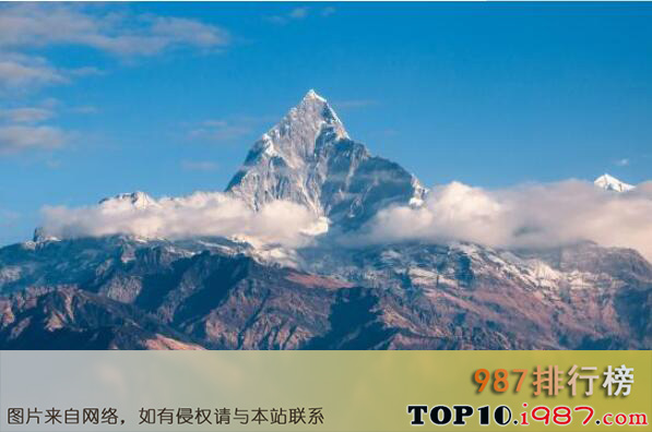 十大海拔最高的山峰排行榜之珠穆朗玛峰