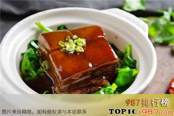 十大杭州必须吃的美食之东坡肉
