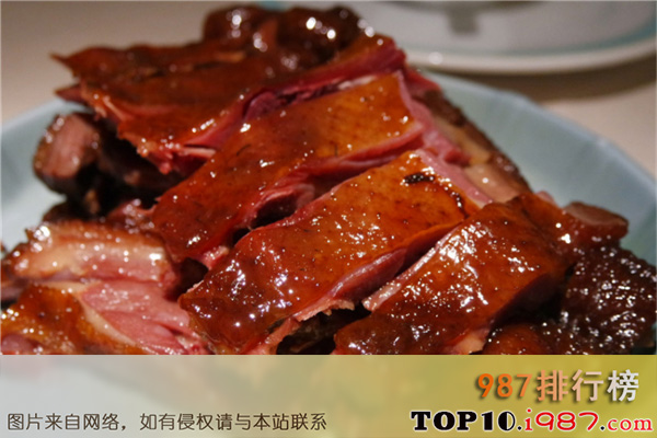 十大杭州必须吃的美食之杭州酱鸭