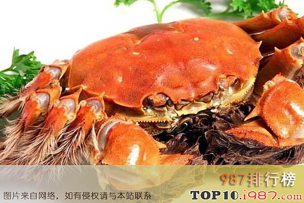 十大上海著名特产之崇明老毛蟹