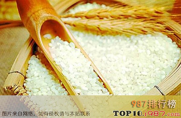 十大上海著名特产之松江大米