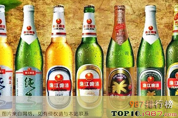 十大啤酒品牌之珠江啤酒
