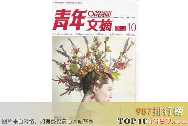全球十大杂志排行榜之青年文摘