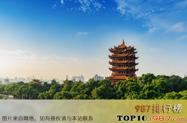 武汉十大著名旅游景点排名之黄鹤楼