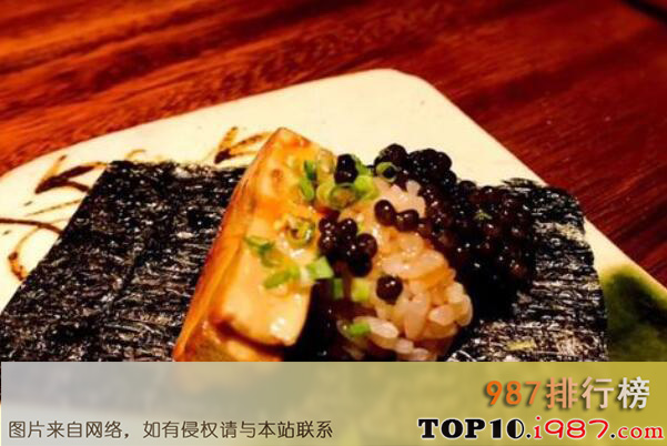 十大最奢华餐厅之桐寿司sushi tong