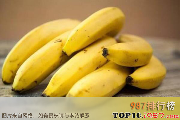 十大高碳水食物之香蕉
