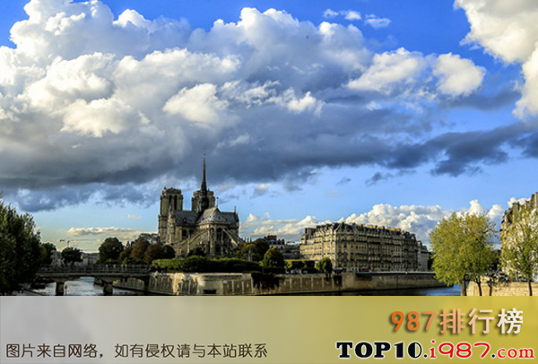 世界十大著名哥特式建筑之巴黎圣母院