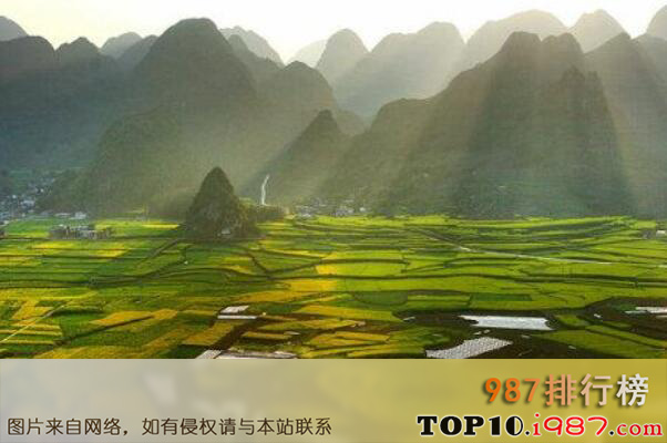 中国十大3月份国内最佳旅游地之兴义万峰林