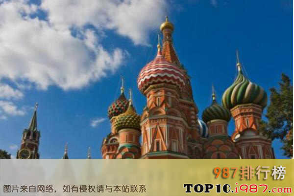 世界人口最多的十大国家之俄罗斯
