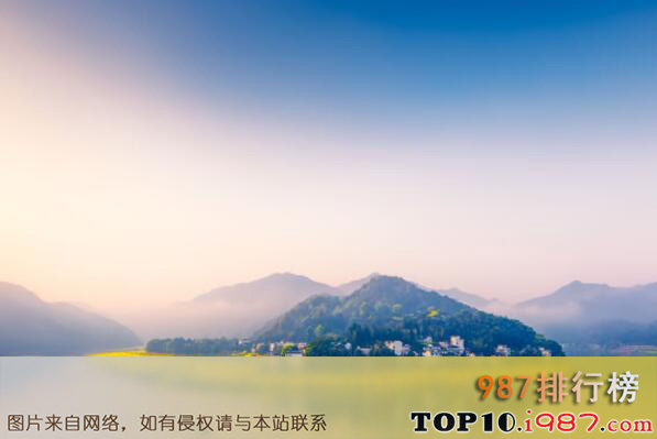 十大杭州著名景点之富春江-新安江风景名胜区