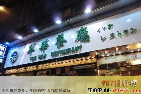 十大深圳最出名的茶餐厅之翠华餐厅