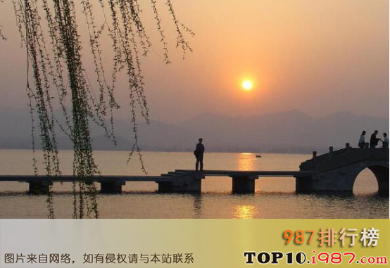 全国十大热门旅游城市之杭州