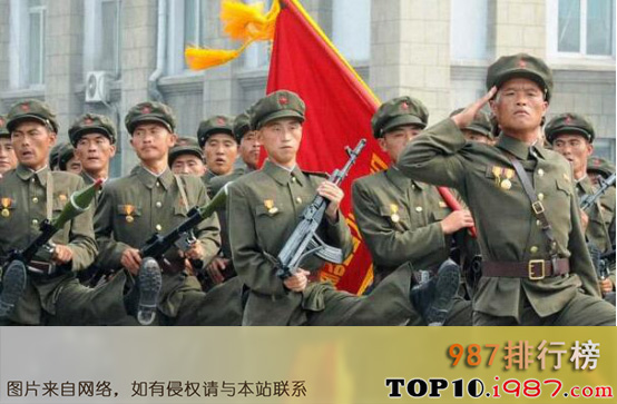 十大世界军事强国之朝鲜