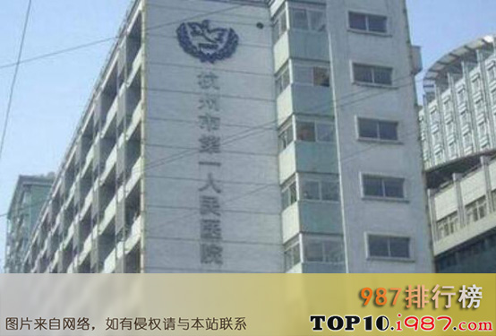 十大杭州医院之杭州市第一人民医院
