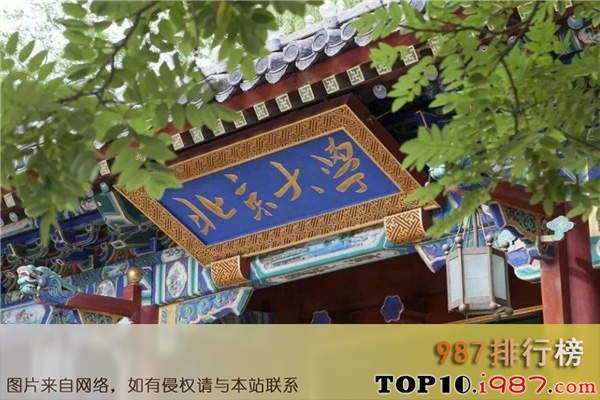 十大全国名校最新之北京大学