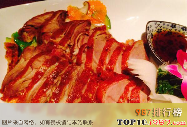 十大著名美食之北京烤鸭