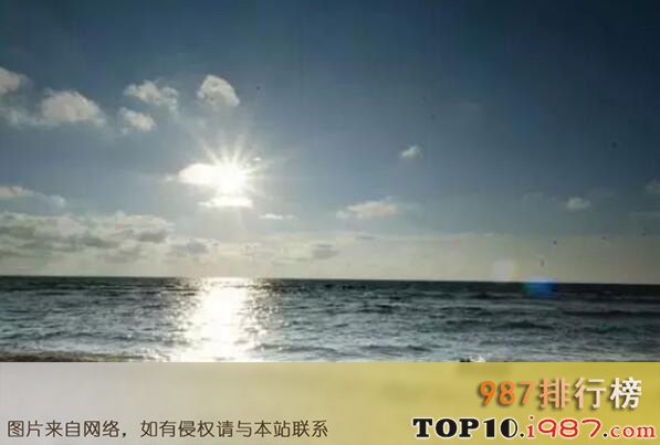 十大台湾浪漫海滩之小琉球蛤板湾