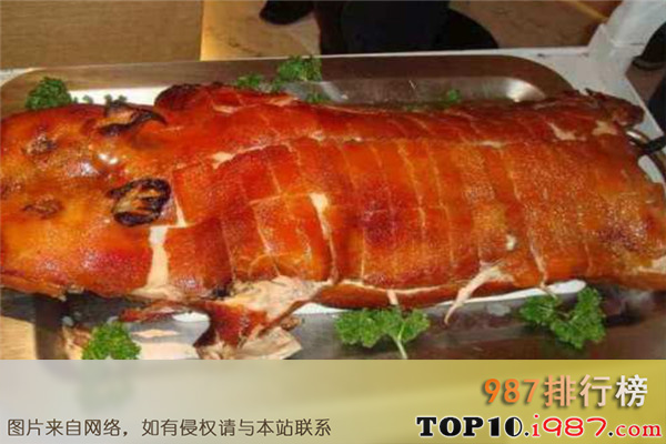 十大广东硬菜之烤乳猪