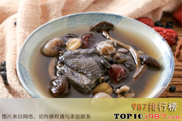 十大广东名汤之阿胶红枣乌鸡汤