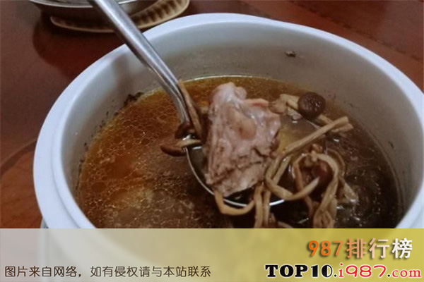 十大广东名汤之茶树菇无花果老鸭汤