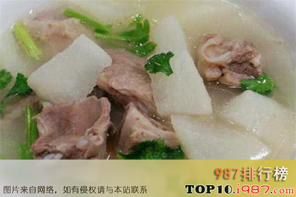 十大广东名汤之萝卜羊肉汤