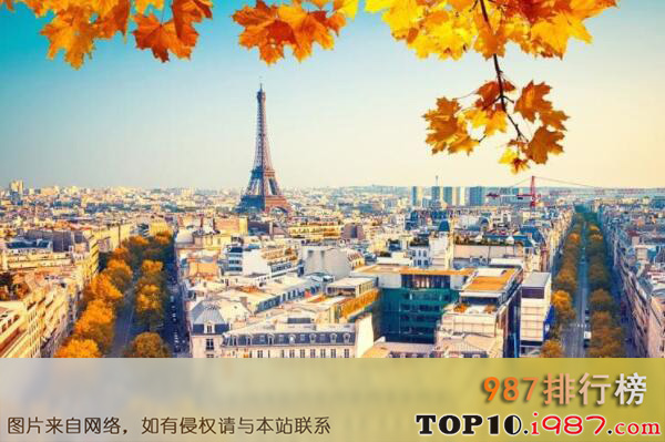 十大10月旅游国外最佳地之巴黎