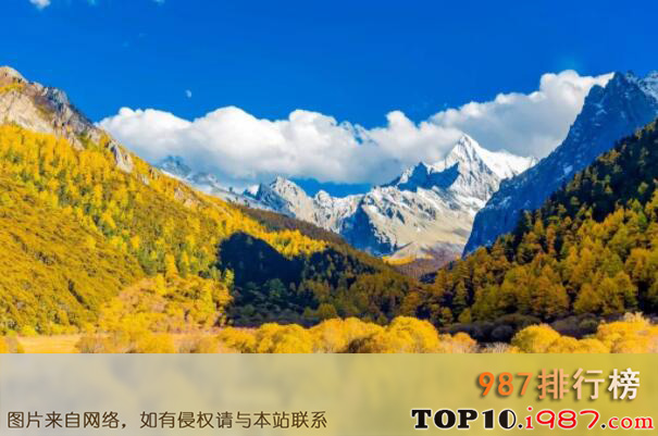 中国十大9月份国内最佳旅游地之稻城亚丁