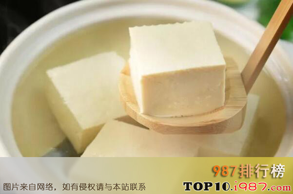 十大全国豆腐特产之白水豆腐