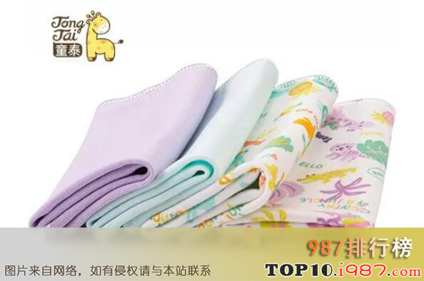 十大婴儿浴巾品牌之童泰tongtai