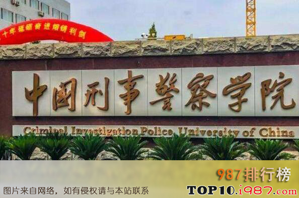 十大侦查学专业高校之中国刑事警察学院