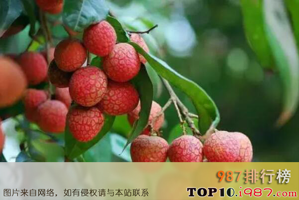 十大维C含量最高的水果之荔枝