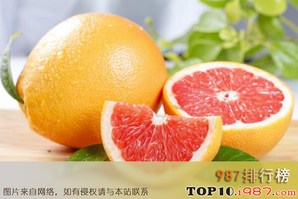 十大维C含量最高的水果之柚子