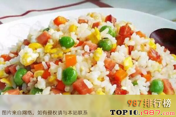 十大江苏最具特色的传统名吃之扬州炒饭