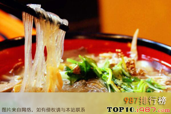 十大江苏最具特色的传统名吃之鸭血粉丝汤