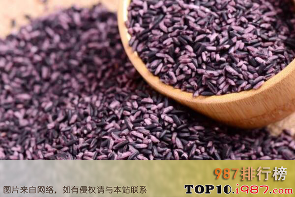 十大最健康的主食品种之紫米