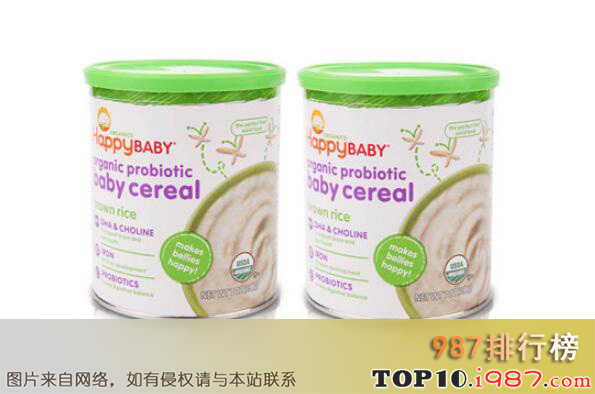 十大婴儿米粉品牌10强之happybaby禧贝