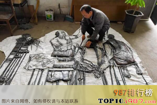十大安徽传统工艺品之芜湖铁画