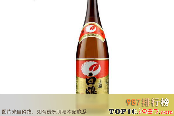 十大日本清酒品牌之hakutsuru sake白鹤