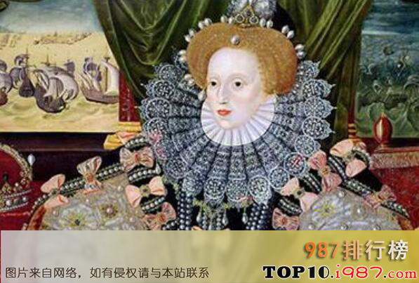 十大世界最具影响力帝王之伊丽莎白一世