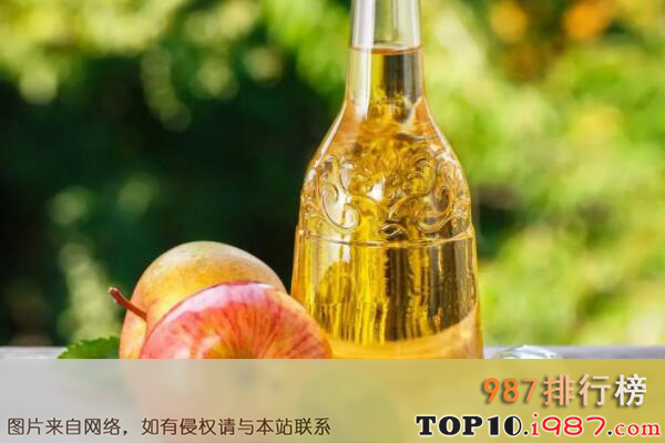 十大最常见的低热量饮品之苹果醋