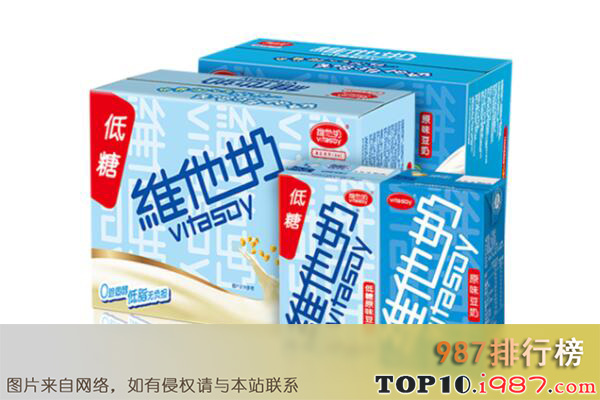 十大知名豆奶品牌之维他奶vitasoy