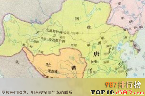 十大世界历史国土面积最大的帝国之唐朝