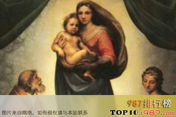 十大世界著名油画作品之西斯廷圣母
