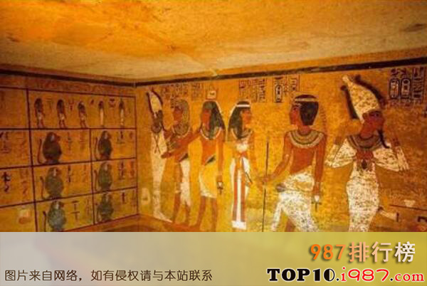 十大世界价值最高的宝藏之图坦卡蒙陵墓