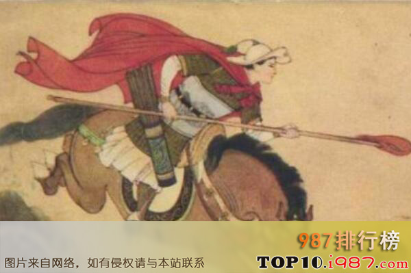 中国古代十大著名女将军之花木兰