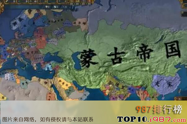 十大世界历史上最强的王朝之蒙古帝国