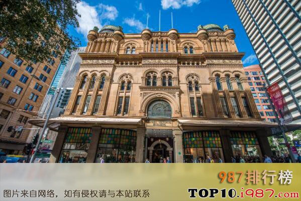 十大知名购物中心之悉尼维多利亚女王大厦